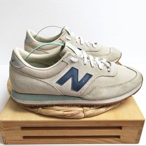 New Balance x J Crew Athletic Grey/Blue Sneaker